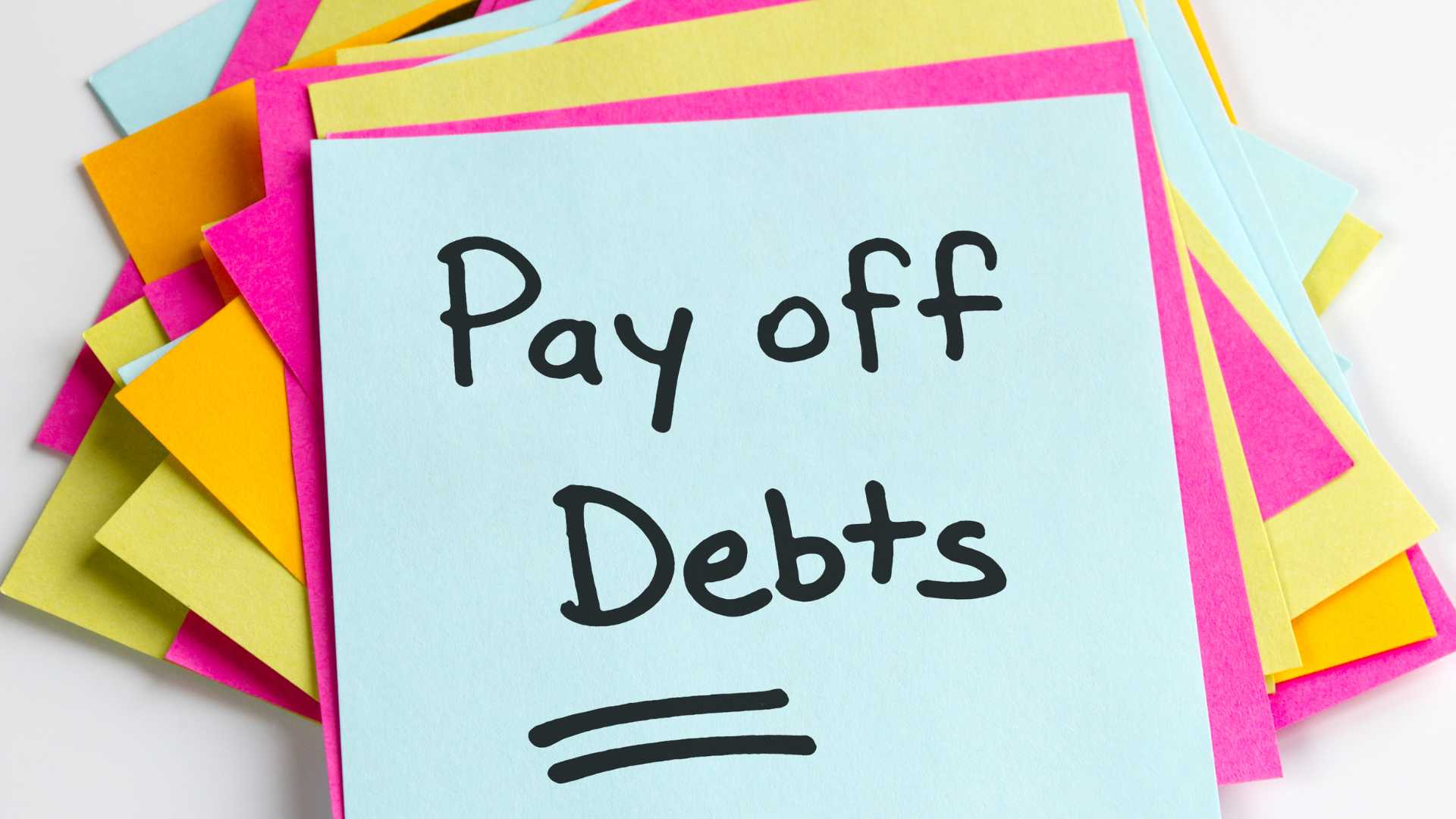 pay down debt net worth